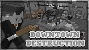 Unduh Downtown Destruction untuk Minecraft 1.12.2